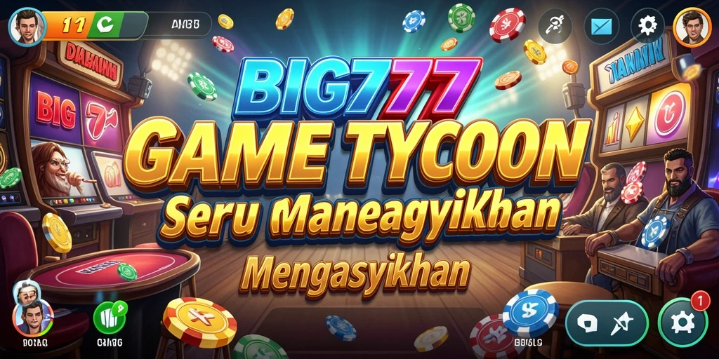 Tampilan gameplay menarik dari BIG777 dalam genre Tycoon.