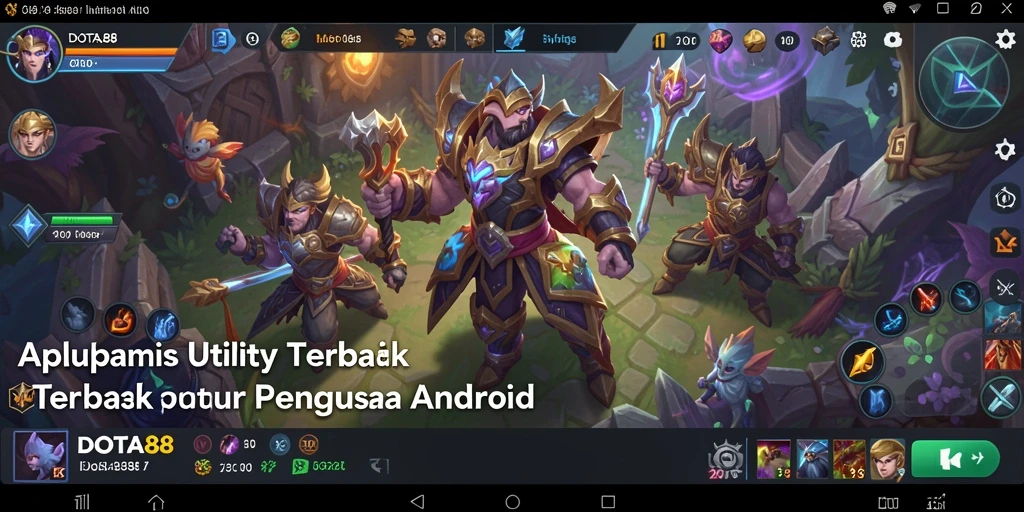 Tampilan antarmuka DOTA88 yang menarik dan mudah digunakan.