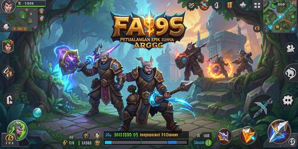 Tampilan gameplay seru di dunia FA99 yang penuh petualangan.
