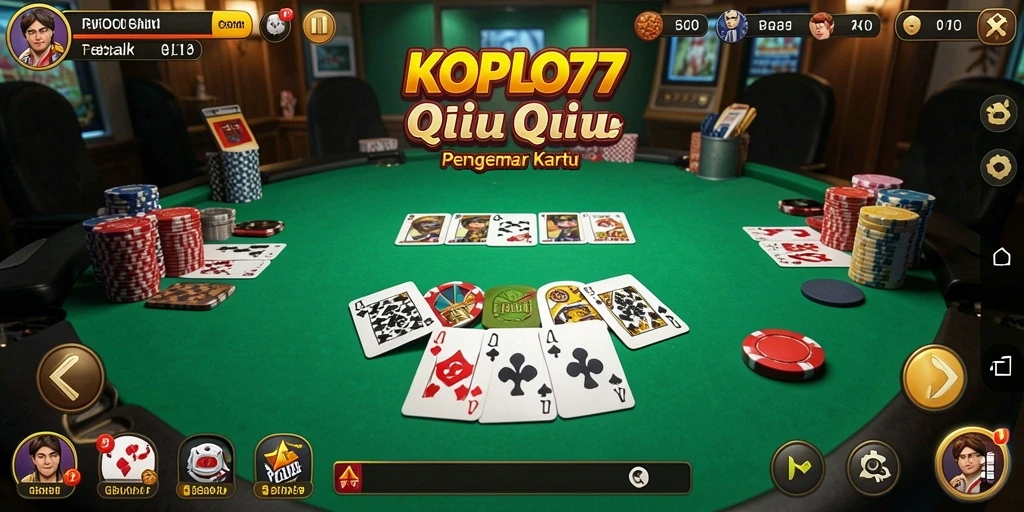 Tampilan gameplay menarik dari KOPLO77 yang seru.