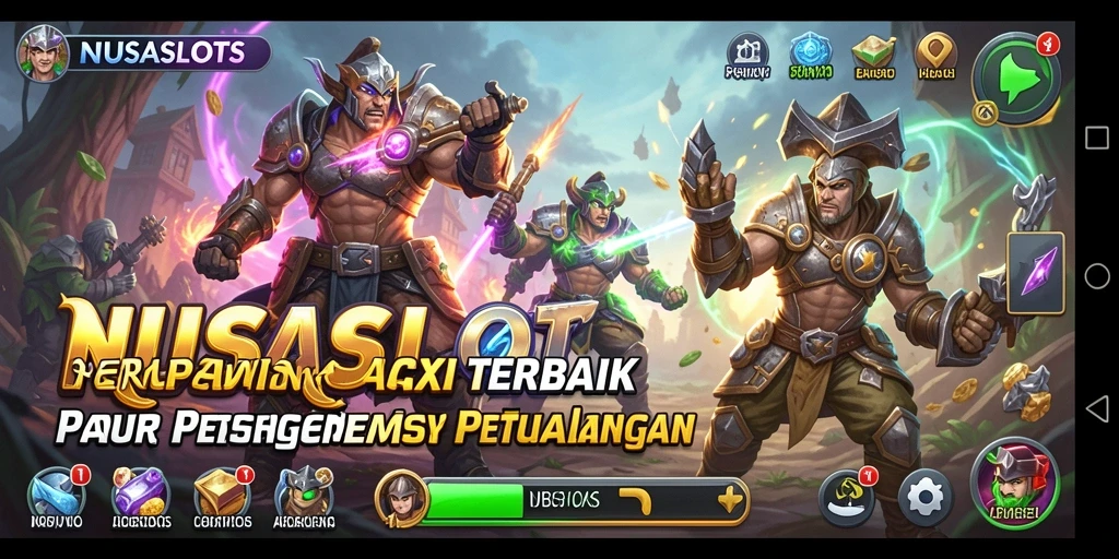 Screenshot NUSASLOTS menampilkan aksi mendebarkan dalam gameplay yang intens.