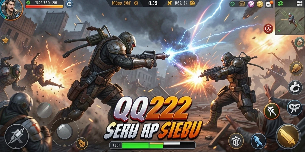 Screenshot menampilkan aksi seru dalam permainan QQ222 yang penuh tantangan.