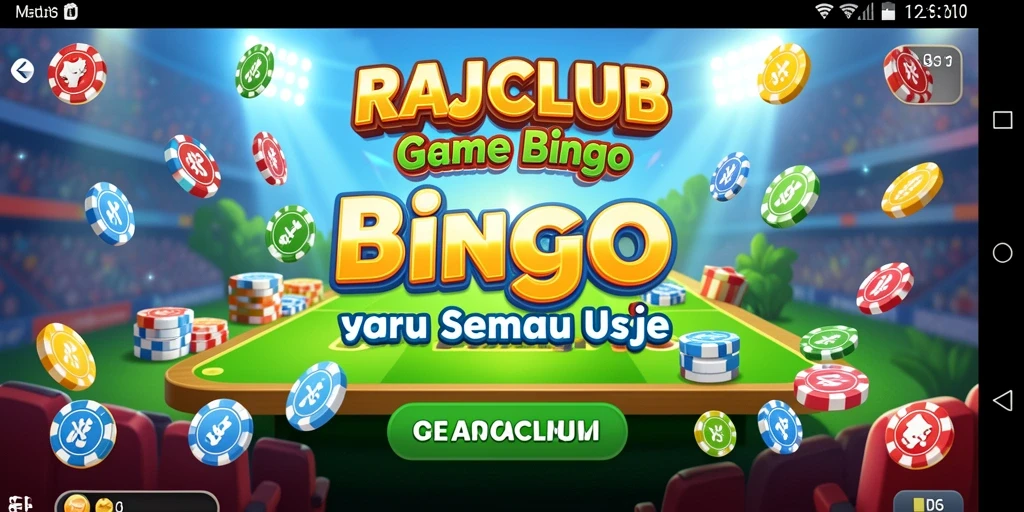 Tampilan gameplay seru di RAJACLUB dengan berbagai pilihan Bingo.