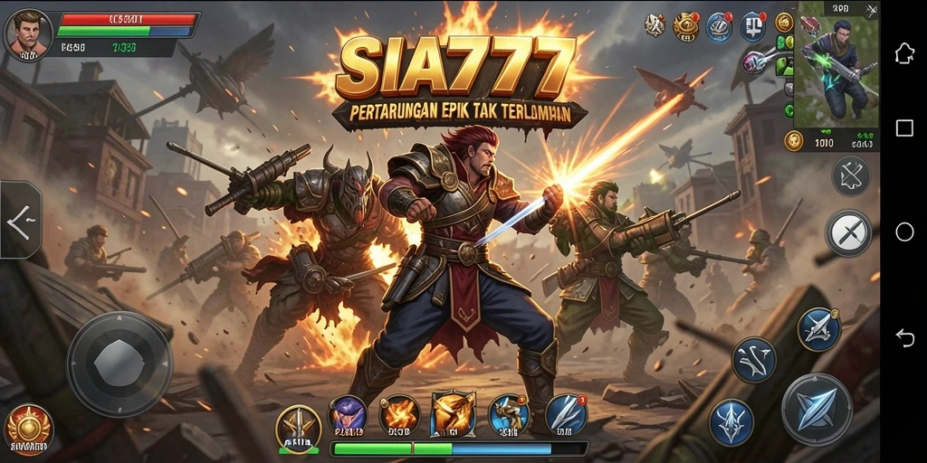 Tampilan gameplay SIA777 yang penuh aksi dalam pertempuran Fighting.